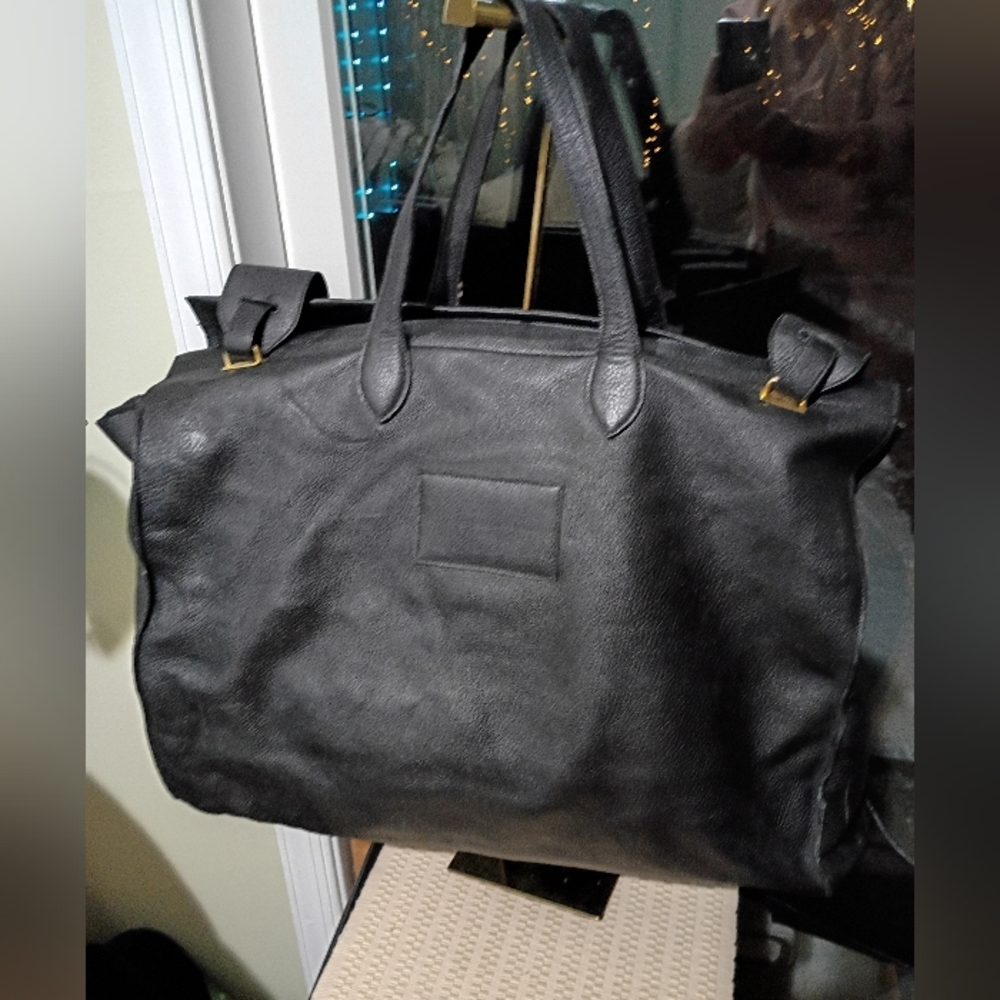 Black Tote Bag XXL 19c24x 7 - Picture 3 of 9